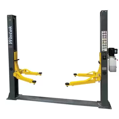 RAMPA 2 POSTES ASIMETRICA DE ALTURA LIBRE 4000 KG